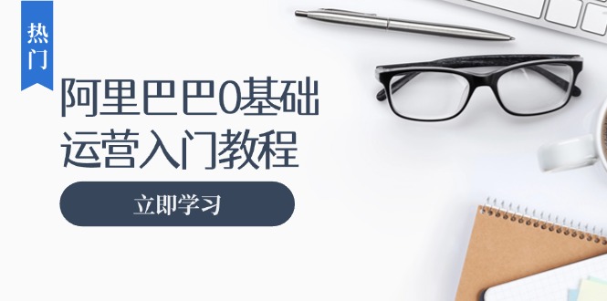 阿里巴巴运营零基础入门教程：涵盖开店、运营、推广，快速成为电商高手-网创