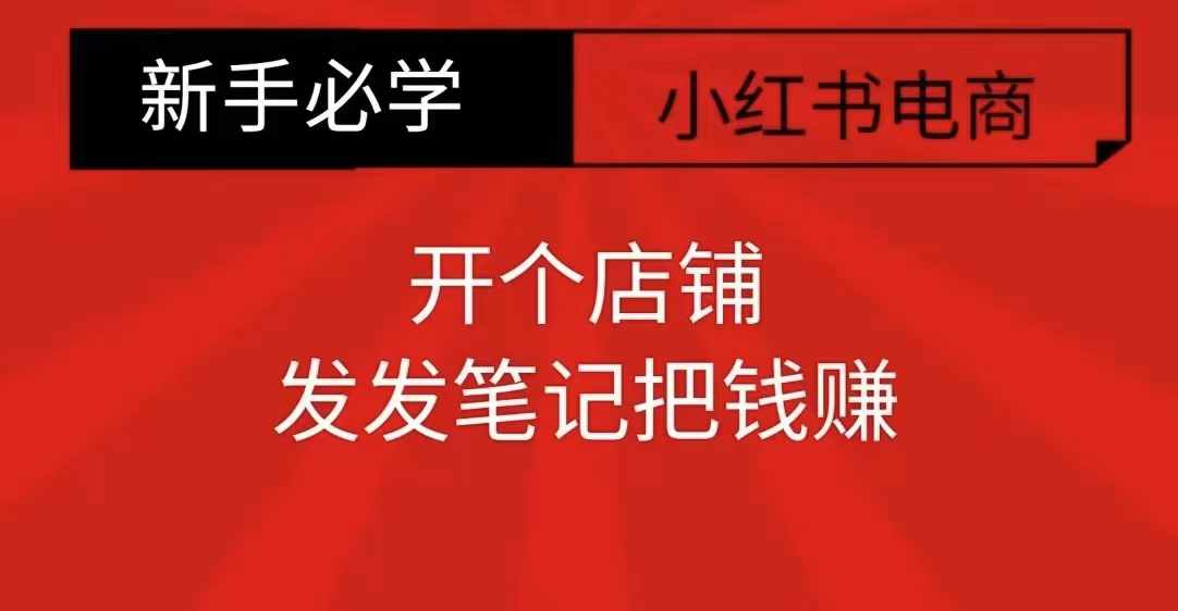 小红书零食共创【新手易上手】开个店铺，发发笔记把钱赚-网创