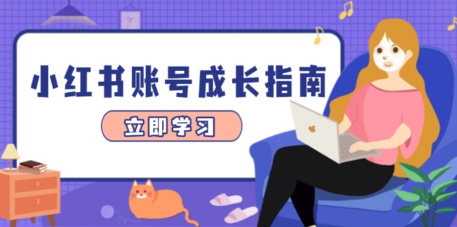 小红书账号成长指南，爆款选题+精准定位+数据分析，系统提升账号变现能力-网创