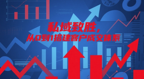 私域致胜，从0到1搭建客户成交体系-网创